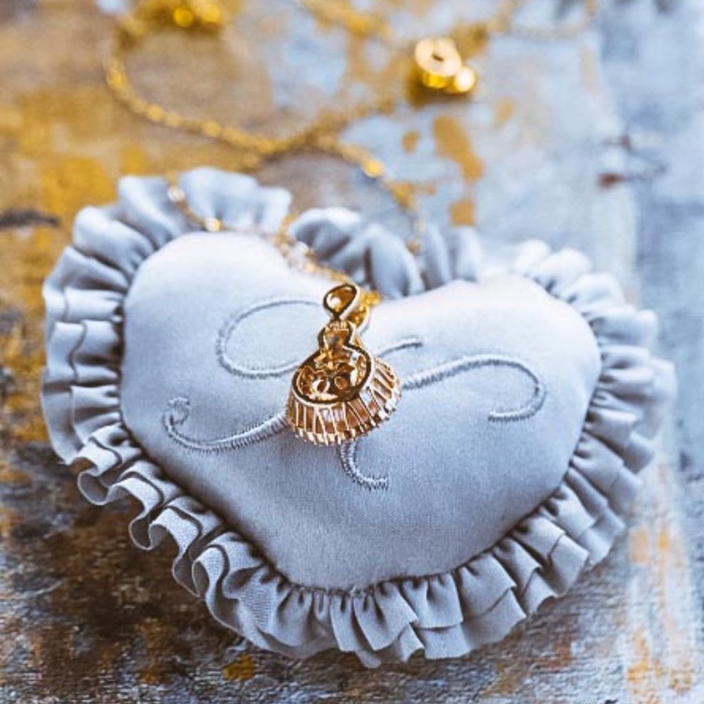 Genuine Freshwater Pearl Gold Vermeil Necklace Chain for her Pearl Lovers - Picture 4 of 6